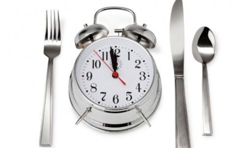 eating healthy time clock