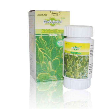 Herbal Supplements Hoodia gordonii tablets bottle